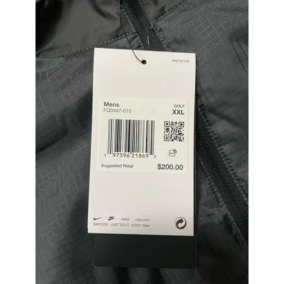 Nike Therma-Fit ADV Repel Golf Vest Black Anthracite Men’s Sz XXL FQ0447-010 - Picture 3 of 11